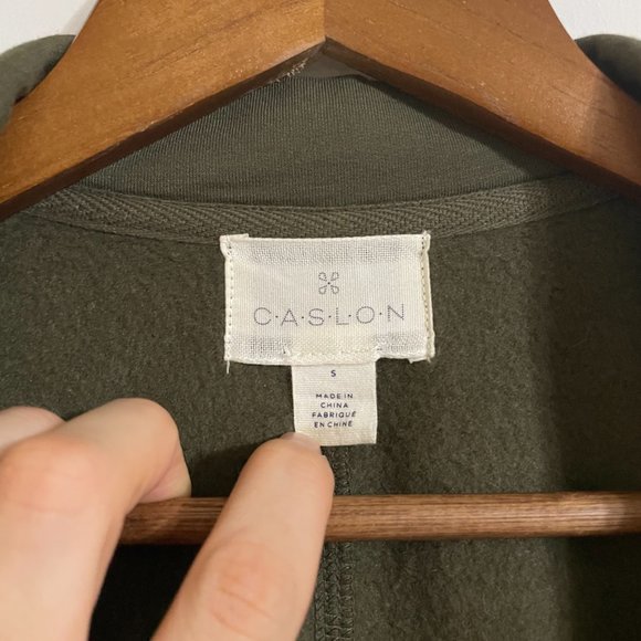Caslon Olive Green Soft Blazer Jacket - Picture 6 of 6